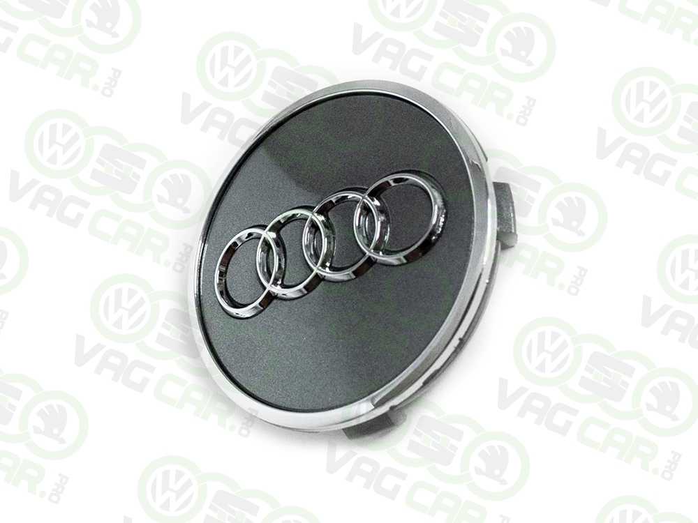 Gray caps 69 mm wheels center for Audi