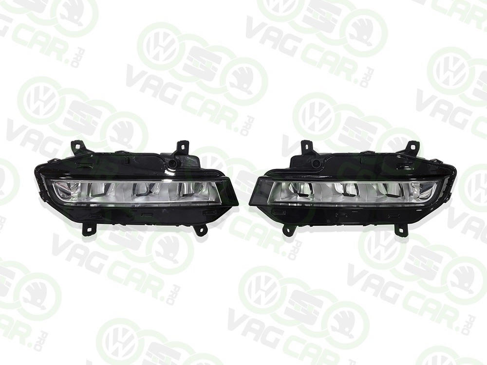 The fog lights feature LED for Skoda Octavia 3 RS Restyling Facelift