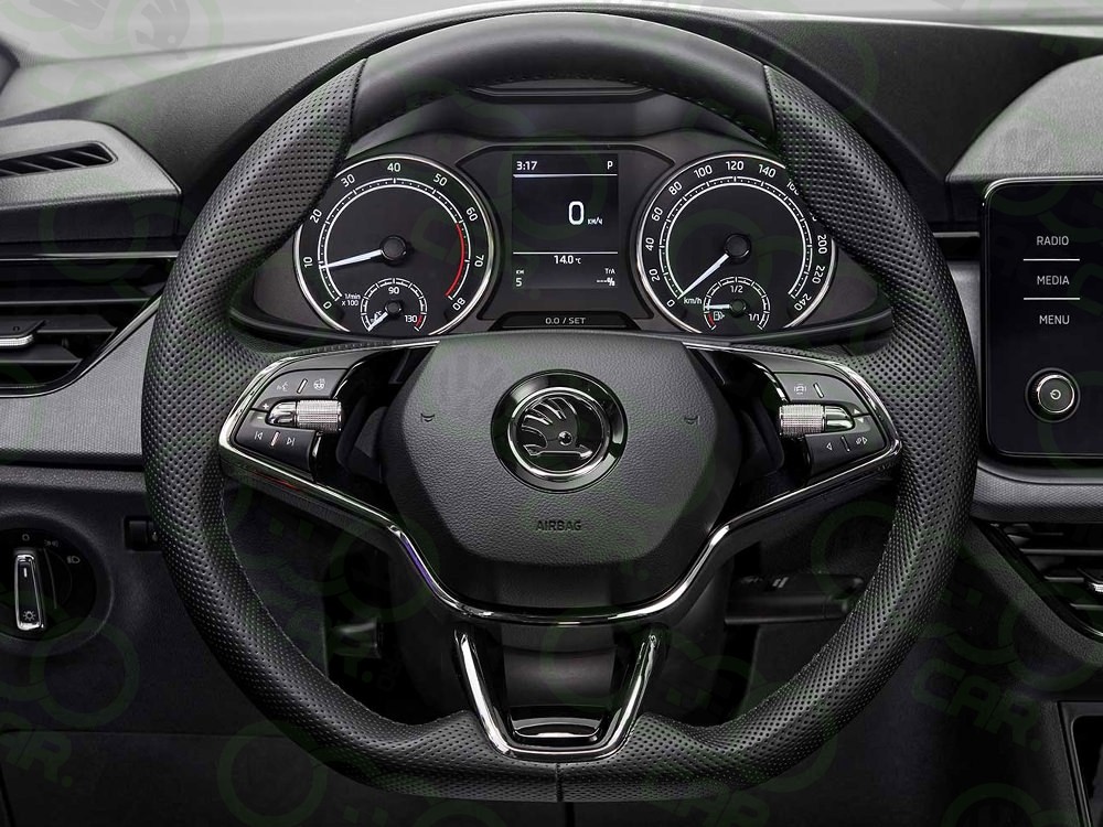 Steering wheel for Skoda New Black thread