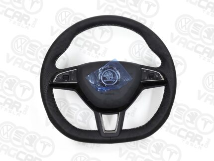 Steering wheel for Skoda Octavia 3 - RS Gray thread