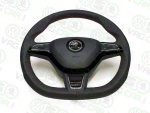 Steering wheel for Skoda Octavia 3 - RS Red thread