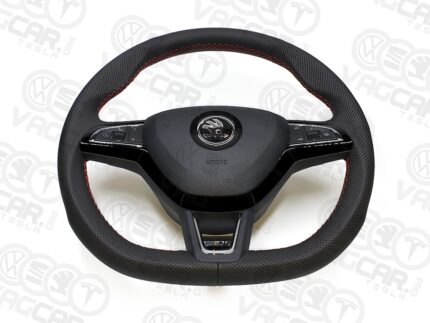 Steering wheel for Skoda Octavia 3 - RS Red thread
