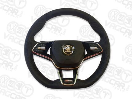 Steering wheel for Skoda Octavia 4 RS Red thread