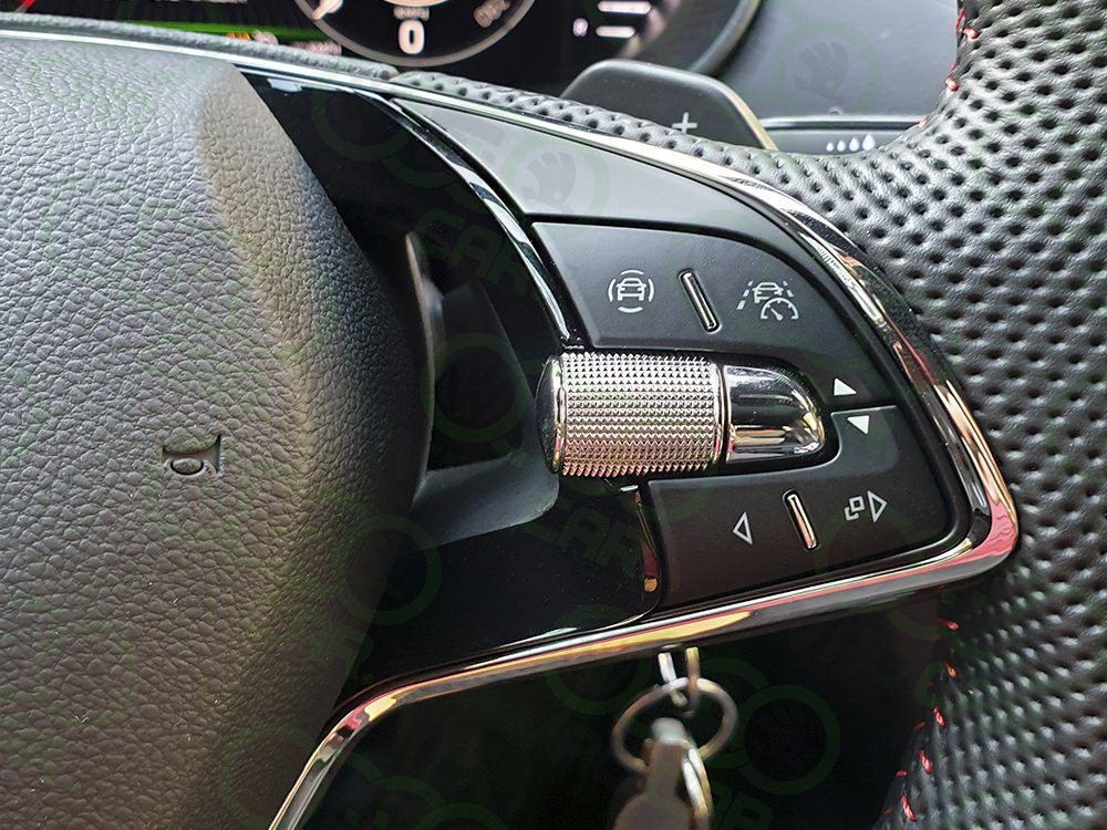 Steering wheel for Skoda Octavia 4 RS Red thread